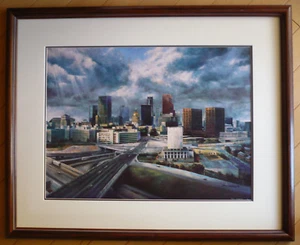 BRUCE BRAITHWAITE, LISTED NY NEW YORK REALIST MODERN MODERNIST SIGNED LITHOGRAPH - Picture 1 of 10