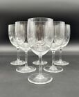 Baccarat Crystal Set of 6 Perfection 6.5" Water Wine Glasses Goblets EUC
