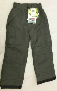 NWT PULSE BOYS GIRLS NYLON WATERPROOF CARGO SNOW SKI PANTS SIZE YOUTH S 7/8 - Picture 1 of 4