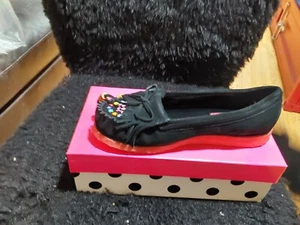 Nib Betseyville Womens Shoes Jossiline Black 8.5 - Picture 1 of 3