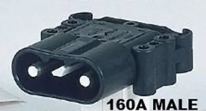 CONNECTEUR PRISE FEM 160 Amp MALE DIN 43589-1 TRANSPALETTE CHARIOT ELEVATEUR - Picture 1 of 3