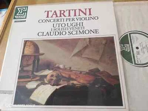 Tartini - 3 Violin Concs / Uto Ughi / Scimone / Erato NUM 75182 / Ed1 1985 NM/NM - Picture 1 of 4