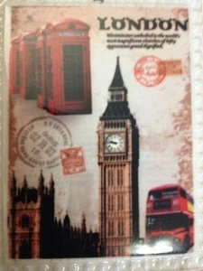 Souvenir Kühlschrankmagnet London Bus - Paiting B - Brandneu - Bild 1 von 2