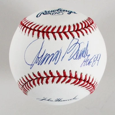 Johnny Bench Signed Baseball Reds "HOF '89" - COA Player LOA - Image 1 of 4