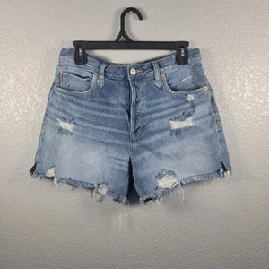 We The Free Cut Off Shorts Womens Button Front (Tag 29") Medium Wash OBI072234 - Picture 1 of 13