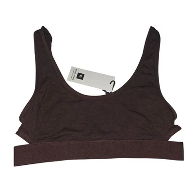 Richer Poorer Novo com etiquetas Colher Feminina Bralette Java Marrom Modal Mistura de Algodão Tamanho Médio - Imagem 1 de 4