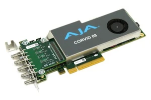 AJA Corvid 88 PCIe 2.0 8-Channel I/O 4K Capable Low Profile Model CRV88-9-S-R0 - Photo 1/6