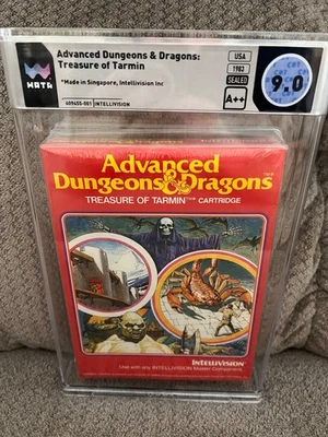 Advanced Dungeons & Dragons: Treasure of Tarmin Intellivision WATA Grade 9.0 A++ - Image 1 of 4
