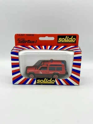 SOLIDO TONER GAM I #2119 RED SAPEURS POMPIES RANCHO FIRE VEHICLE NEW IN BOX - Image 1 of 4