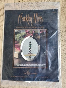 P Buckley Moss 2002 Edizione Limitata Ornamento Punto Croce Nuovo Faro Vintage - Foto 1 di 5