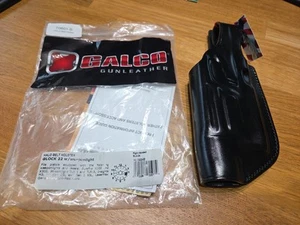 Galco HL0224B Leather Belt Holster for a Glock 17 Glock 22 with Streamlight TLR1 - Picture 1 of 6