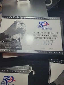 2007 50 State Quarters Silver Proof Set - Picture 1 of 1