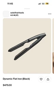 Soleil Professional Solid Ceramic Flat Iron - Picture 1 of 4