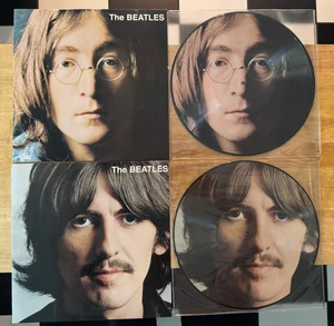 33 12" PICTURE DISK LP THE BEATLES WHITE ALBUM PART 1 & 2 - Picture 1 of 5