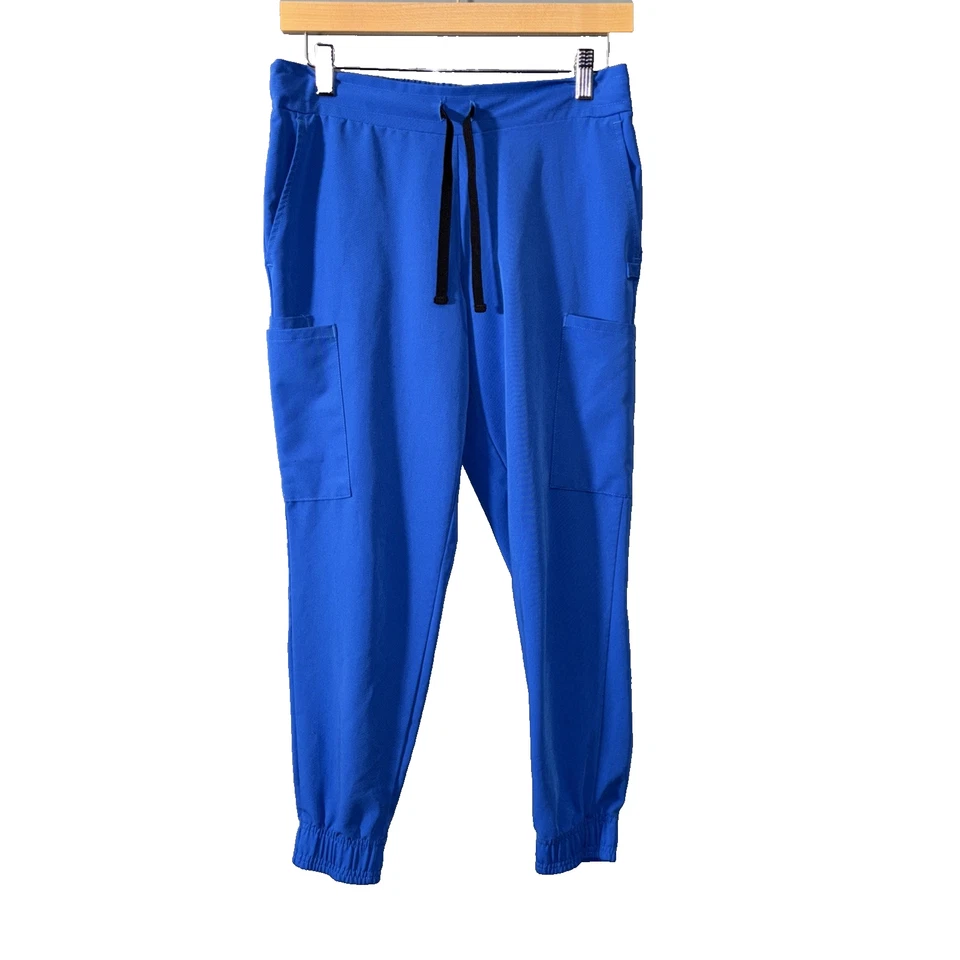 Pantalones Médicos Azul Real Joggers Medline XS Bolsillos Pequeños RN Enfermera Campo Médico Foto 1 de 4