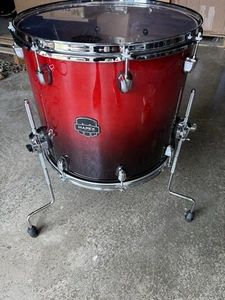 mapex saturn 16 diameter x 14 deep Scarlet fade floor tom - Picture 1 of 3