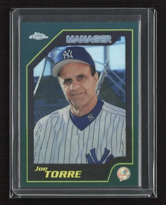 2001 Topps Chrome Retrofractors #253 Joe Torre New York Yankees RARE - Image 1 of 2