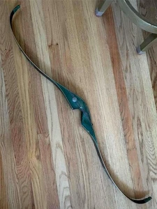 Vintage Bear Kodiak Magnum Recurve Bow 45# 52" Green Wood 1960's RH - Picture 1 of 24