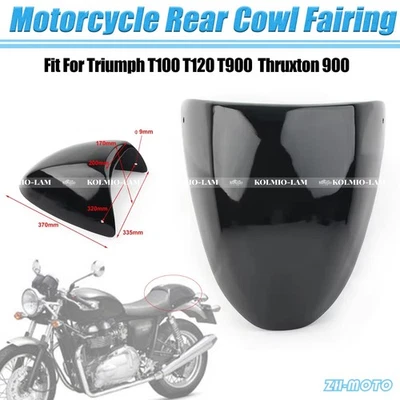 Fit For Thruxton Scrambler T100 T120 T900 Rear Hard Seat Cover Cowl Fairing Part - Image 1 of 4