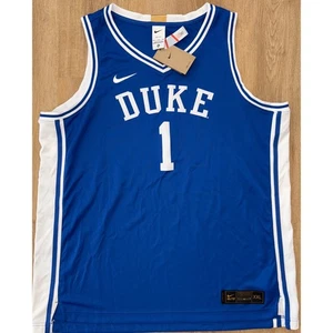 NWT Men's Duke Blue Devils #1 Nike Limited Elite Basketball Jersey - XXL - Blue - Picture 1 of 7