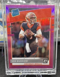 2020 Panini Donruss Optic - Rated Rookies Pink Prizm #151 Joe Burrow (RC) *READ* - Picture 1 of 10