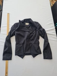 Damen Jacke Reiss Größe 12 Knopfleiste Langarm Schwarz 30329 - Bild 1 von 17