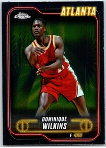 Base de baloncesto cromada #39 Dominique Wilkins, Atlanta Hawks 2024-25 Topps - Imagen 1 de 2