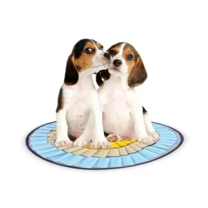 Hund Schnüffelteppich Futtermatte Intelligenz Hundespielzeug Bodenmatte 50cm D. - Bild 1 von 6