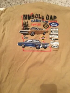 LAND OF LAKES (MINNESOTA) MUSCLE CAR CLÁSICO 28º anual 2014 para hombre XL - Imagen 1 de 3