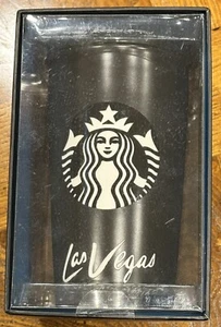 Starbucks Las Vegas Swarovski Black Tumbler 2015 Ltd Ed NEW in Box Sealed - Picture 1 of 5