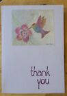 Carte de remerciement Laurel Burch Hummingbird neuve InterArt Card & Env