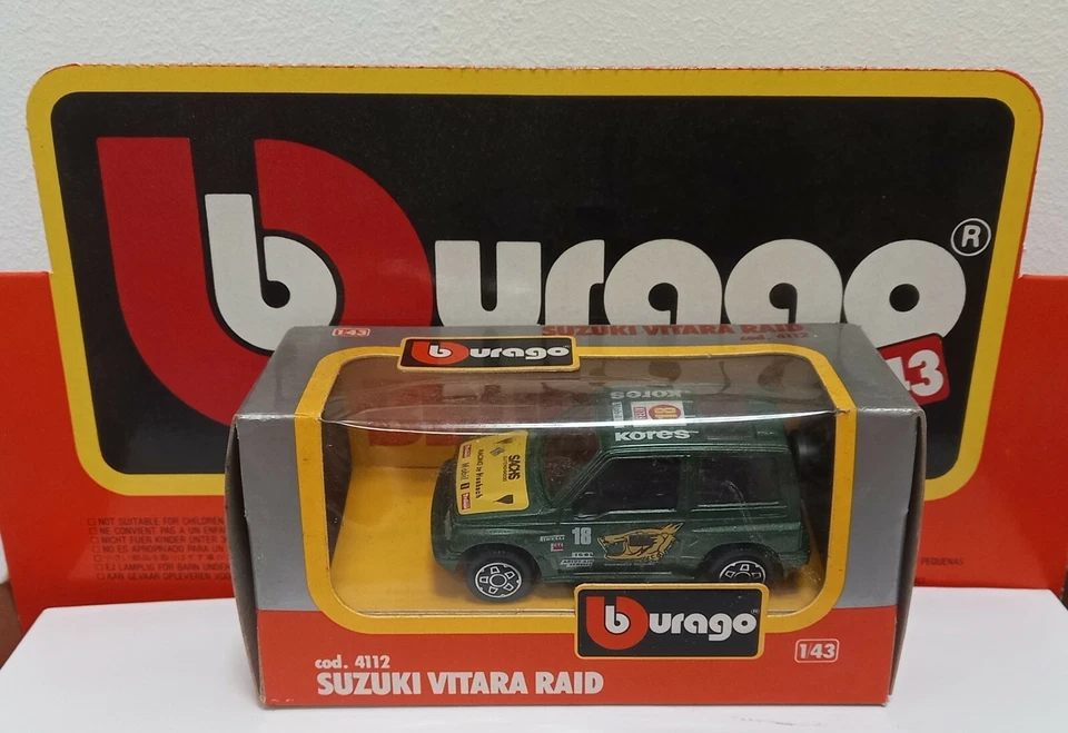 Burago DieCast Metal - SUZUKI VITARA RAID cod. 4112 - scala 1:43 - Immagine 1 di 1