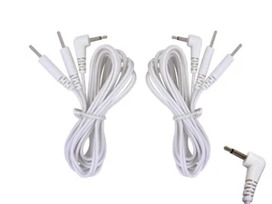 Male Tens Electrode Leads 2.5mm for Tens Machines (one pair) - Picture 1 of 9