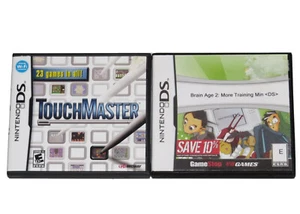 Nintendo DS Spiel Brain Age 2 Mehr Training in Minuten am Tag & Touchmaster Spiele - Bild 1 von 11