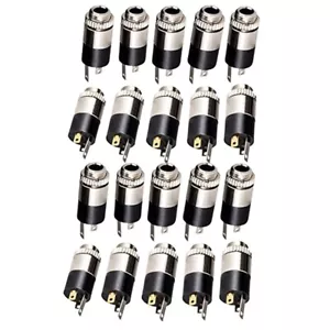 20PCS 3,5mm 1/8 Pollici Femmina Stereo Jack Connettore Montaggio a Pannello - Foto 1 di 9