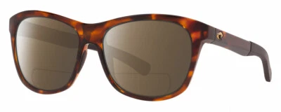 Gafas de Sol Costa Del Mar Vela Unisex Cateye Polarizadas BIFOCALES Tortuga Habana 56mm Foto 1 de 4