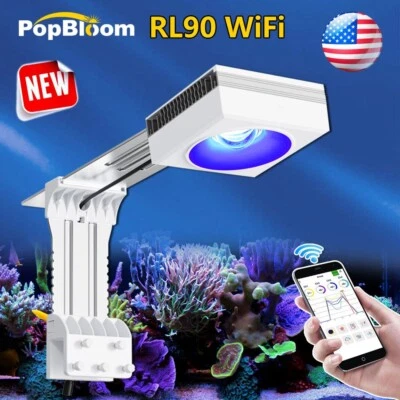 PopBloom RL90 WiFi LED Aquarium Light Full Spectrum for Reef Coral Marine Tank - Image 1 of 4
