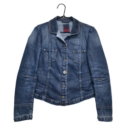 Marithe + Francois Girbaud Archive Designer Denim Jacket Size I 44 F 40 D 38 - image 1 of 4