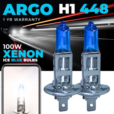 For Toyota Avensis T25 Xenon Blue 100w Headlight 2003-2008 High Beam Light Bulbs - Image 1 of 4