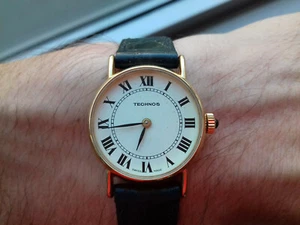 Technos Hand-Winding 702/1 Vintage Collection (1960'S) Nos Watch Swiss Made Uhr - Picture 1 of 12