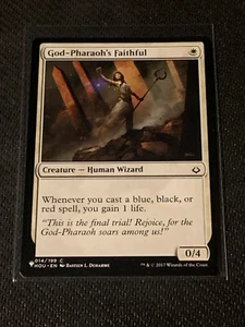 Magic the Gathering Hour of Devastation Mystery Booster God Pharaoh's Faithful - Picture 1 of 2