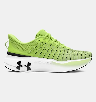 UNDER ARMOUR Mens Green & White Hovr Infinite Elite Running Shoes UK 7 NEW - Image 1 of 4