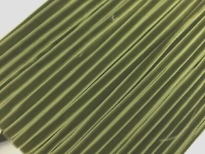 vintage velvet ribbon 1/4" moss green 34"pc made in France - Picture 1 of 2