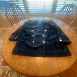 Lord and Taylor’s Vintage 80’s 90’s Wool Blend Double Breasted Jacket Blazer 22 - Picture 1 of 10