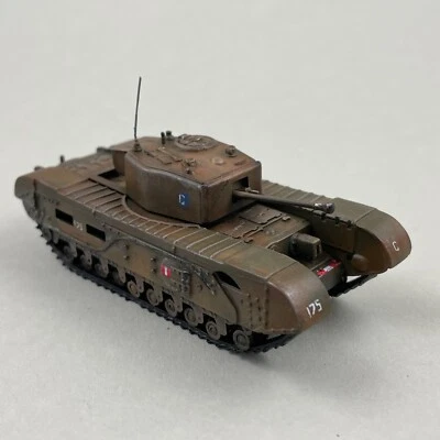 Built 1/72 Scale Painted British Tank Churchill Mk.VII Airfix, World War II - Image 1 of 4