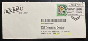 1994 Kuwait Cover To ICS Learning Center Montreal Canada Liberation Day Anniv