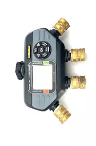 73280-19G Digital Water Electronic Hose Timer, 4 Zone, Black/Gray - Picture 1 of 6