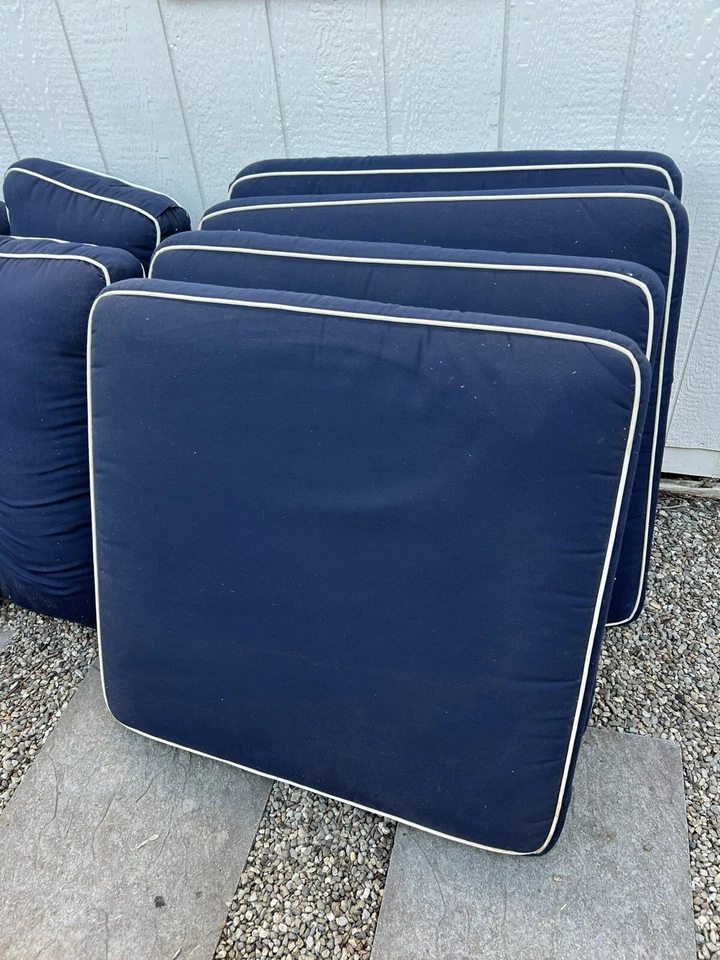 Cojines de sofá para puerta delantera Palermo tumbona exterior chaise sombrilla  Foto 1 de 4