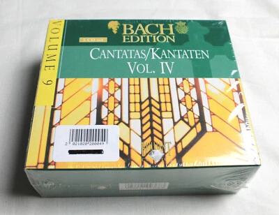 JOHANN SEBASTIAN BACH CANTATAS / KANTATEN 5 CD Set VOLUME 9 Brand New Sealed. - Image 1 of 4