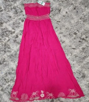 American Rag - Dana Point Inj - Vestido Rosa Sin Tirantes Talla Grande Foto 1 de 4